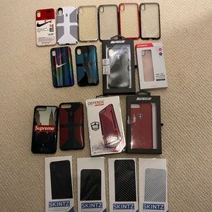 iPhone X and iPhone 8+ cases!!! MINT CONDITION